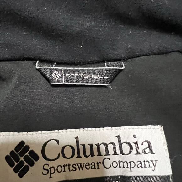 Columbia Coat Mens XXLT Tall Black Hooded SoftShell Hooded Winter Jacket - Picture 7 of 10